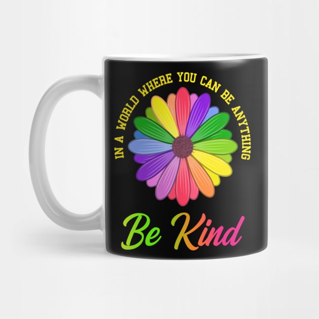 Be Anything Be Kind Flower Gift by Delightful Designs